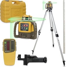Topcon RL-H5A Rotary Laser Level LS-80X + Tripod + Rod Kit Construction