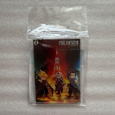 FF7 Rebirth Tokyo Tower Acrylic Keyholder Collaboration Visual Deformed
