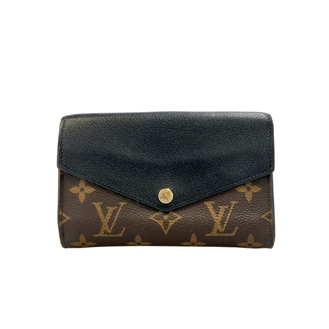 Louis Vuitton Bifold Wallet W Hock Portefeuille Paras Compact Monogram M60990 9