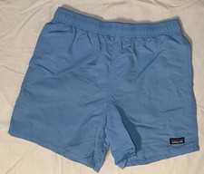 Patagonia Kids Baggies Shorts lined Sz XL (14) Blue
