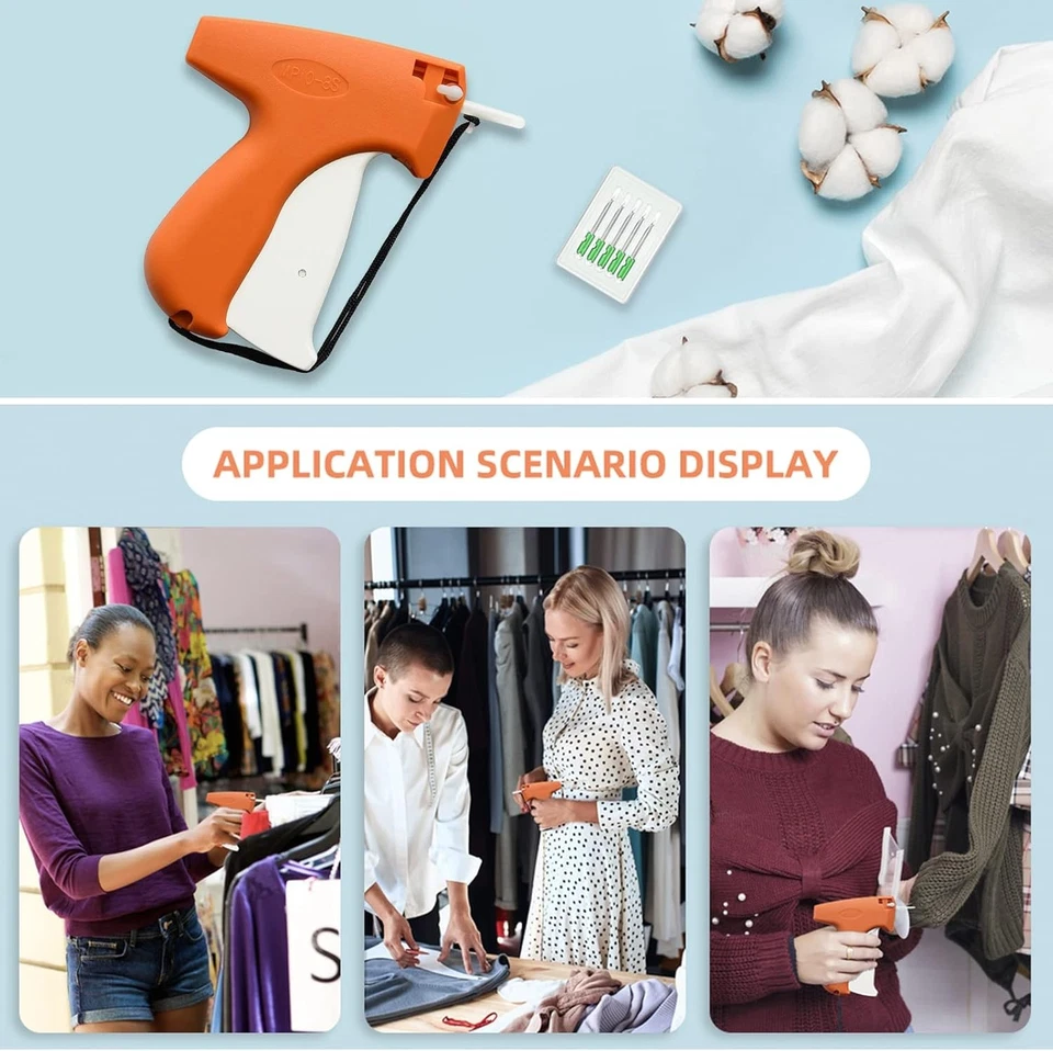Kit de pistola de etiquetado de ropa para etiquetadora de ropa, pistola adjunta de etiqueta de precio de ropa con Foto 4 de 4
