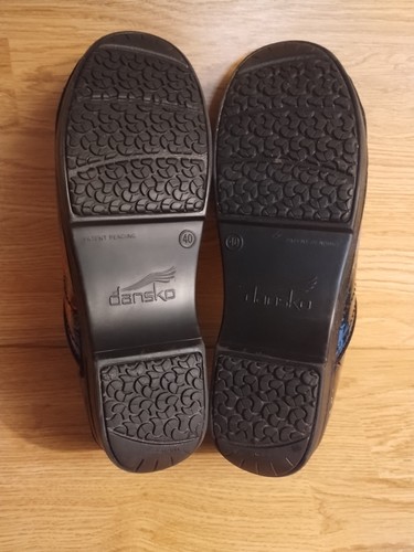 Women's DANSKO Multi Professional Clogs With Painted Design Size EU 40 US 9.5 - Picture 9 of 11
