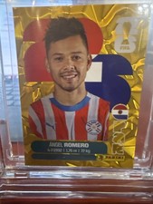 2026 Panini World Cup Sticker Angel Romero Gold Crumple PAR 19