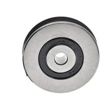 Stainless Steel Deep U-Groove Ball Bearing Pulley, Metal Pulley, Wheel Bearin...