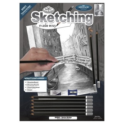 Royal & Langnickel(R) Sketching Made Easy Kit 9''X12''-Venice Bridge - SKBN-3