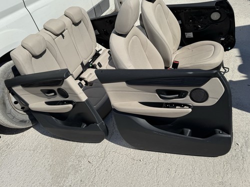 BMW SERIE 2 ACTIVE TOURER F45 F46 TAPPEZZERIA INTERNI IN PELLE BEIGE - Foto 16 di 18