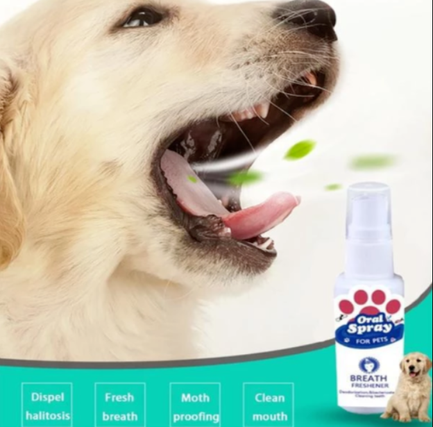 Premium 30ml Dental Pet Spray Dog Breath Freshener Teeth Cleaner for