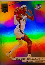 Shai Gilgeous-Alexander 2023-24 Donruss Elite Basketball Holo Base Card #162
