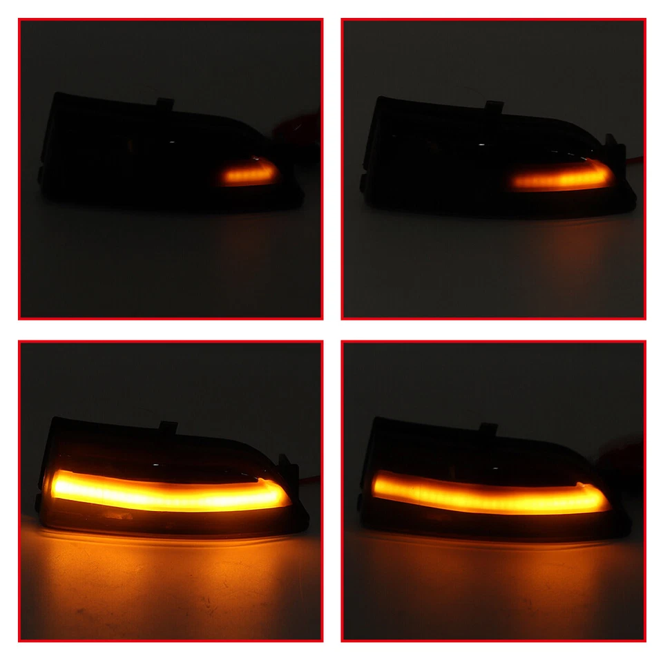 Per Ford Ranger T6 Raptor Wildtrak 12-19 Frecce Specchio Retrovisore Esterno Indicatore di direzione - Immagine 2 di 4