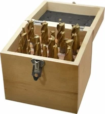 Value Collection 3/16 to 3/4", 2, 4 Flute Square End Mill Set