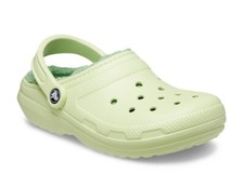 Crocs Men's and Women's Classic Lined Clogs  Fuzzy Slippers  House Shoes W7