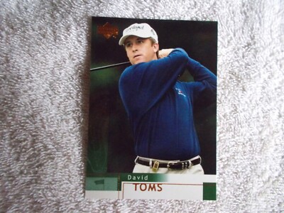 Upper Deck 2002: Golf PGA Tour ''DAVID TOMS'' #36 Trading Card