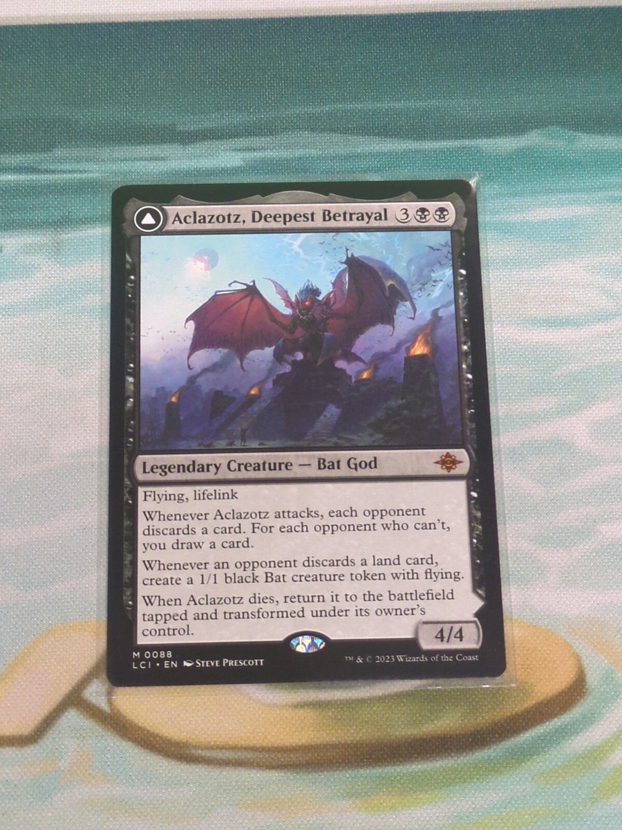 MTG Aclazotz, Deepest Betrayal // Temple of the Dead The Lost