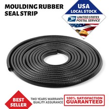 20ft Car Door Edge Guard Moulding Trim Black Protector Strip Rubber Metal Seal