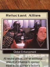 RELUCTANT ALLIES 1998 BABYLON 5 CCG RARE CARD NEAR MINT NEVER PLAYED WITH