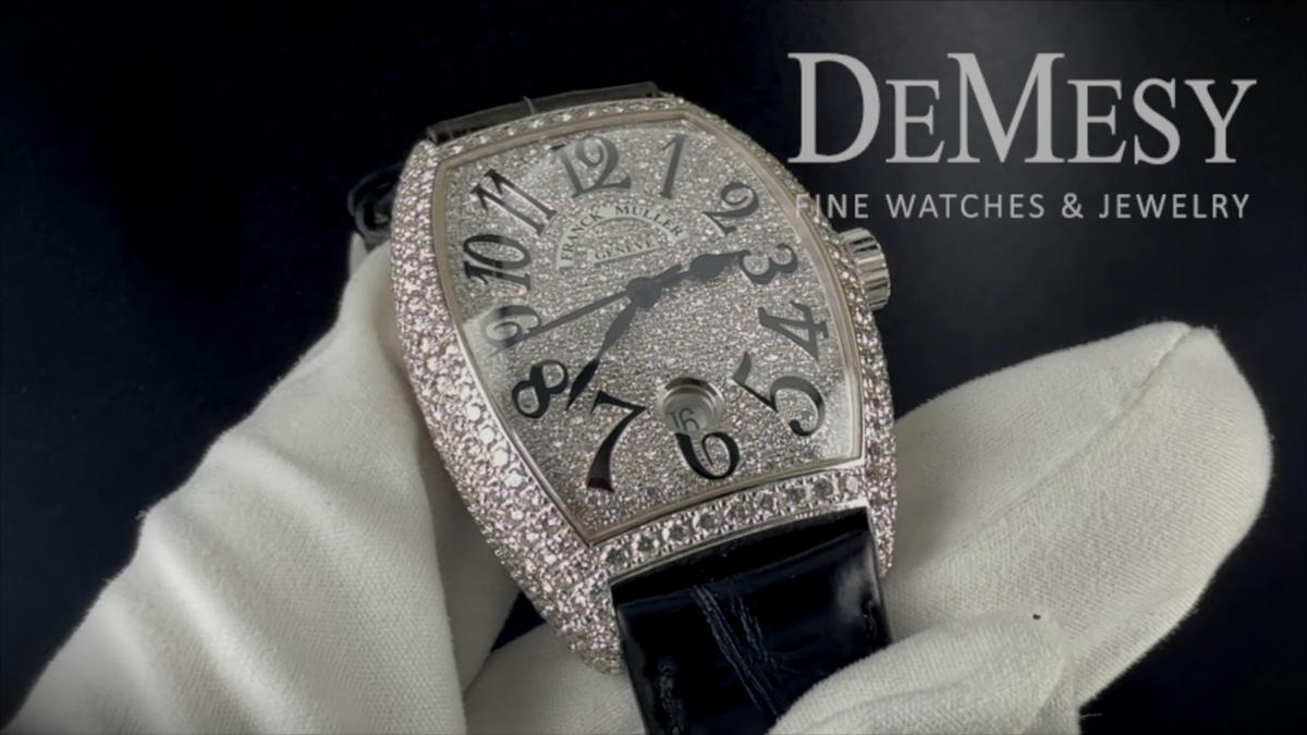 m*m様 フライシュマン DB ガラス電車 7808 Franck Muller Casablanca 18K White Gold Diamond Watch 7880 SC DT