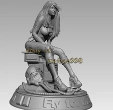 1/8 Fighter Pilot 3D Print Garage Kit Figure Model Kit Unassemble Unpainted GK