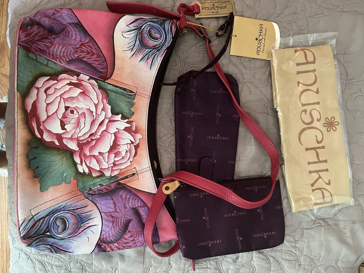 Anna by anuschka hotsell medium shoulder bag