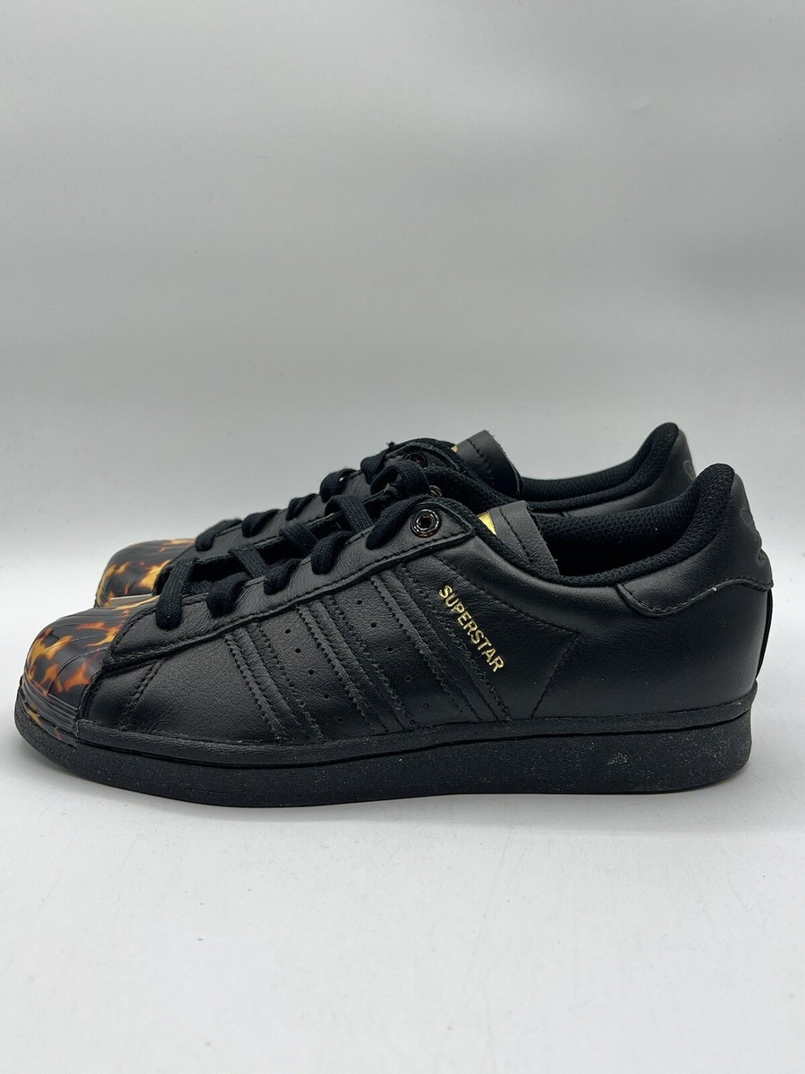 Adidas Women's Superstar Originals Size 5.5 Black/Tortoise |GY1031