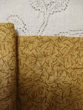 Debbie Mumm Cream Tan Crackle Vein Cotton Fabric 18x44 Mumms the Word Halloween