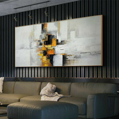 Modern Large Hand-painted abstract oil painting Unframed