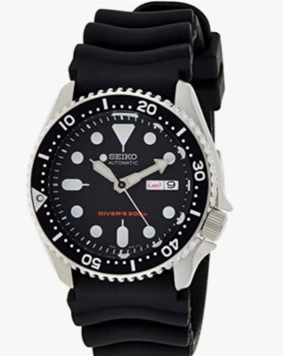 SEIKO SKX007KC black boy diver watch Analogue Automatic Men's used