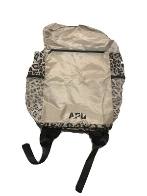 APL Athletic Propulsion Labs Packable Backpack Tan Leopard  display picture 1