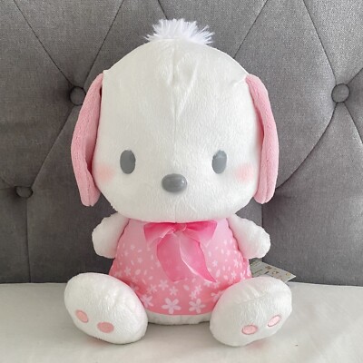 Offizieller Sanrio 2022 - Pochacco Hund rosa Sakura Plüschtier Stofftier Japan Import 10 Zoll