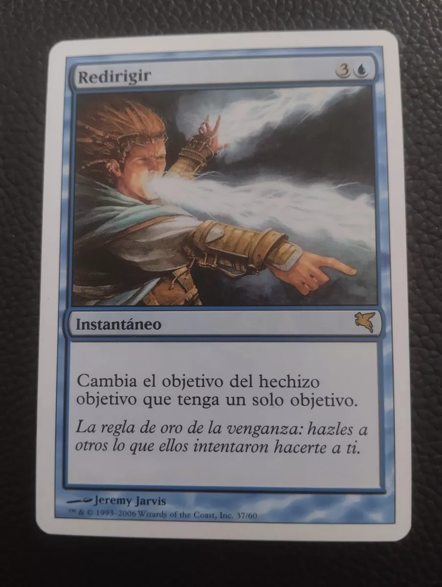 MTG DEFLECTION (Redirigir) VERY RARE SPANISH GOOD Salvat- Hachette 2006 WOTC