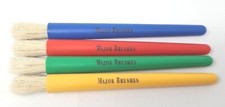 Childrens Kids Big Chubby Chunky Brushes Artist Poster Paint Bristle Craft Packs