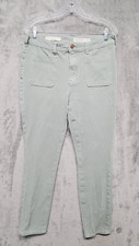 Pilcro The Letterpress Pants Womens 31 Pale Green Corduroy Slacks Anthropologie