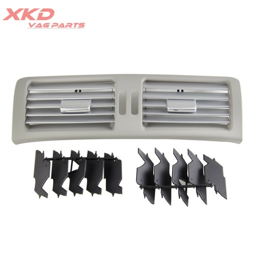Gray Center Dashboard AC Air Outlet Vent Set Fit For Mercedes-Benz R350 R500 - 第 2/11 張圖片