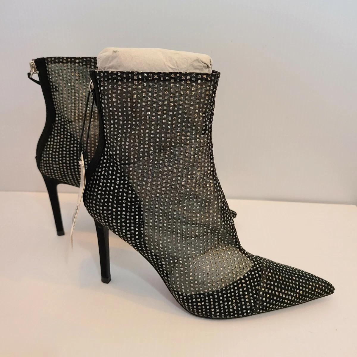 Glitter boots store zara