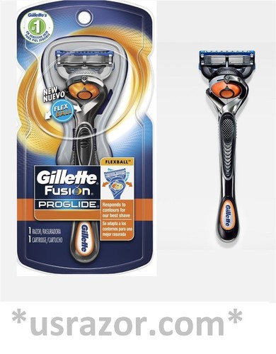 Gillette Fusion Flexball Razor Proglide Flexball Manual Shaver handle Cartridge - Picture 2 of 4