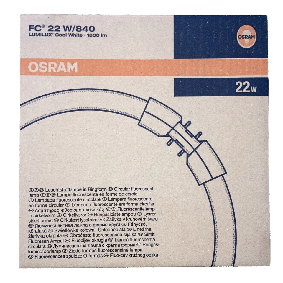 22 watt 9" T5 - 4 Pin (2GX13) Base 4,000K - 800 Series Cool White Lumilux Bulb - Image 2 of 2