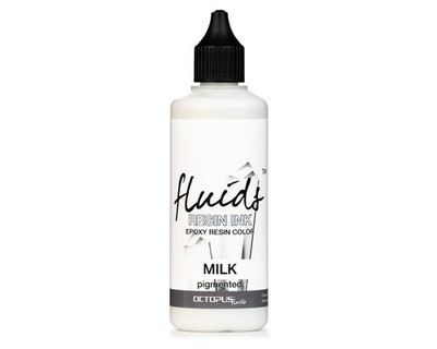 100ml Octopus Resin Ink MILK, Alcohol Ink für Epoxidharz und UV-Resin, weiß