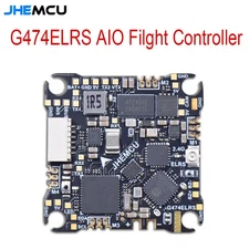 JHEMCU G474ELRS AIO Flight Controller Built-in 2.4G Receiver OSD 8MB 1-2S RC FPV