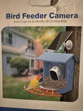 Vicohome Smart Bird Feeder Camera Solar Powered Camera Bird Feeder 2K Live Feed