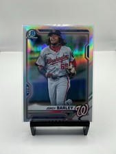 2021 Bowman Draft - Chrome Jordy Barley #BDC-6 Refractor (RC)