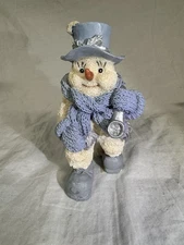 Snow Buddies by Encore Group “Flurry Walking With Pipe” 1998 VTG Christmas