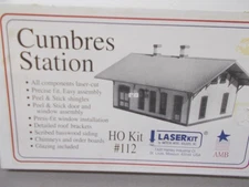 AMERICAN MODELS # 112 ~ CUMBRES STATION BUILDING KIT ~HO SCALE