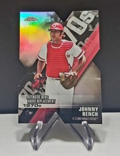 2020 Topps Chrome #DOD-6 JOHNNY BENCH Decade of Dominance Die Cut Reds HOF