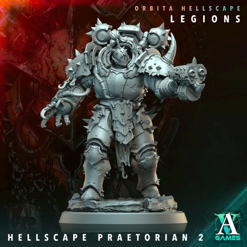 Hellscape Praetorian miniatures - DnD miniatures - Role Playing Game - scifi Mi - Bild 2 von 7
