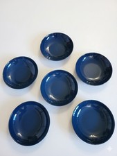 ​IKEA FÄRGRIK Teller dunkelblau glänzend – Serie 18691