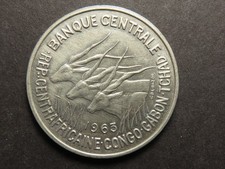 1963 Central African States 50 Francs
