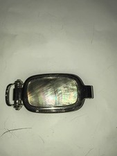 Vintage Colored Pearl Belt Buckle
