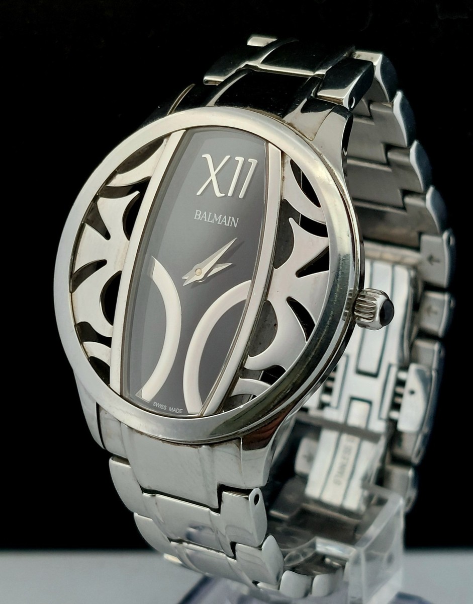 Pierre BALMAIN 50m Stainless Steel Lady's 35mm Swiss Quartz Watch 1471  Size 6