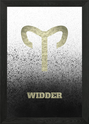 Sternzeichen Widder Aries Framed Wall Art Poster Canvas Print Picture