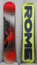 Rome Agent Ltd Men's Snowboard 151 cm True Twin All-Mountain Limited Demo