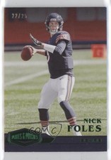 2020 Panini Plates & Patches Green 22/25 Nick Foles #14 0gx4